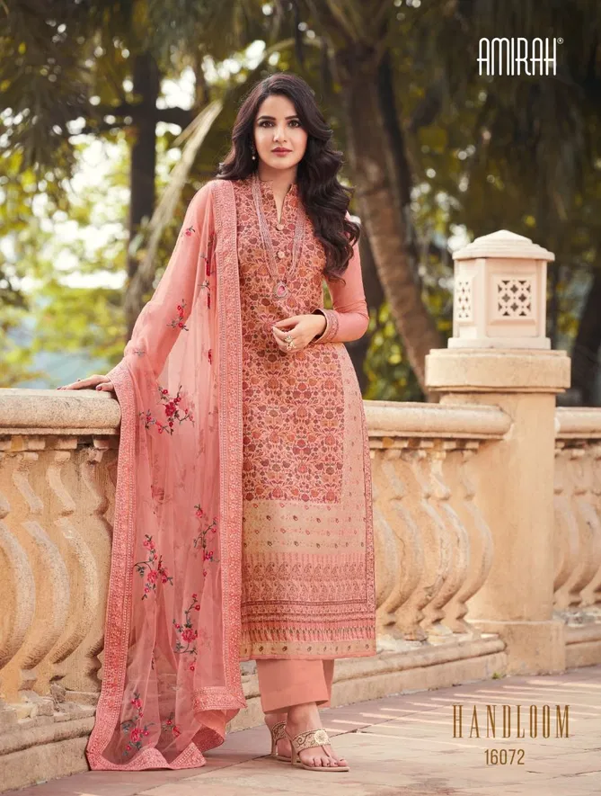 Amirah Handaloom 2 Heavy Festive Wear Wholesale Readymade Suits